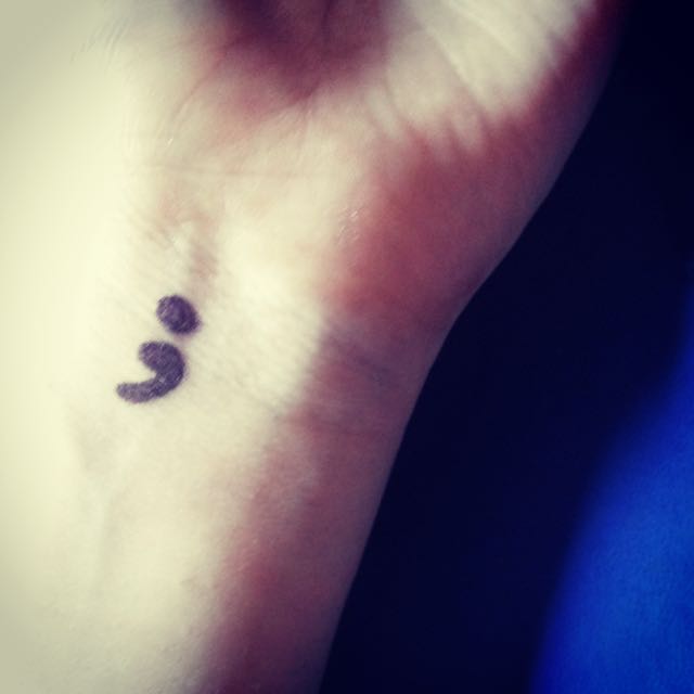 A Semicolon Instead of a Full Stop.