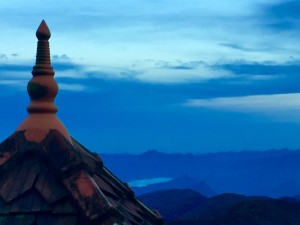 Temple roof at the top of Adams Peak, Sri Lanka December 2015