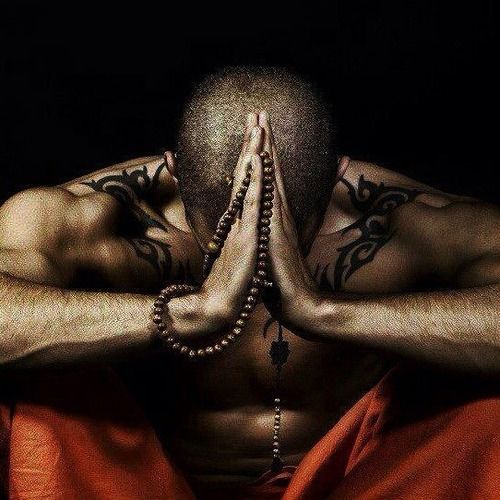 tattooed prayer buddhism