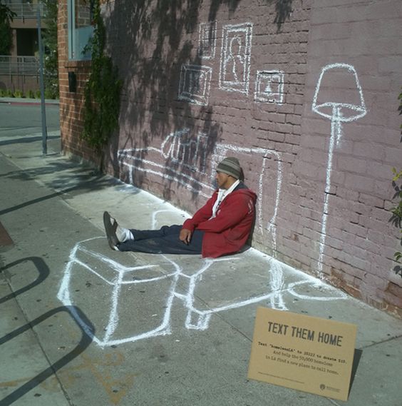homeless street art